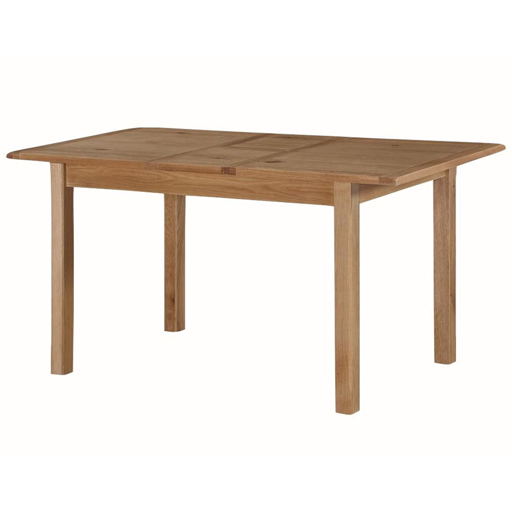 Trevino Wooden Extending Dining Table With 6 Chairs In Oak