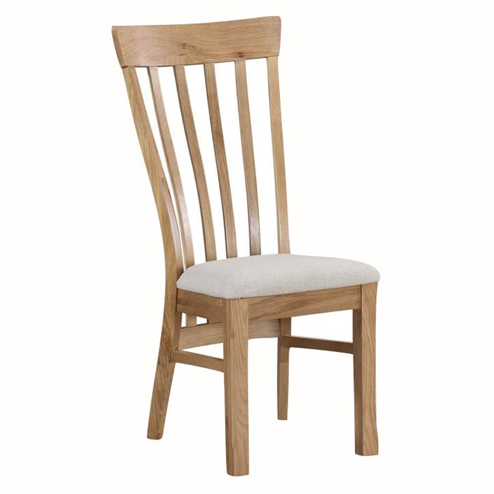Trevino Wooden Extending Dining Table With 6 Chairs In Oak