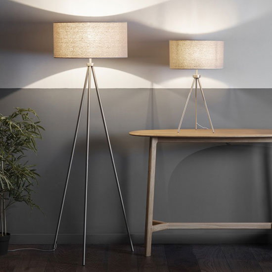 Tri Floor Lamp In Gold