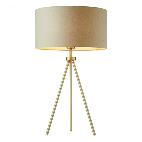 Tri Table Lamp In Gold
