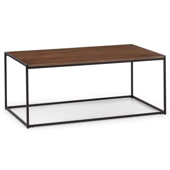 Photo of Tacita rectangular wooden coffee table in walnut