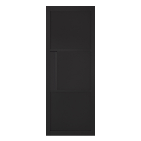Tribeca Solid 1981mm x 762mm Internal Door In Black