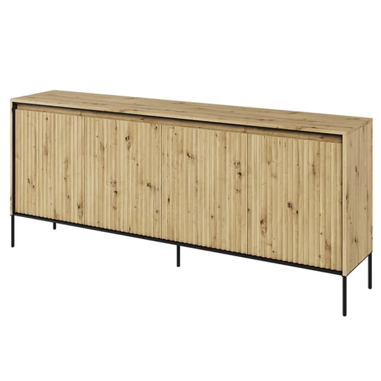 Read more about Trier wooden sideboard with 4 doors in artisan oak