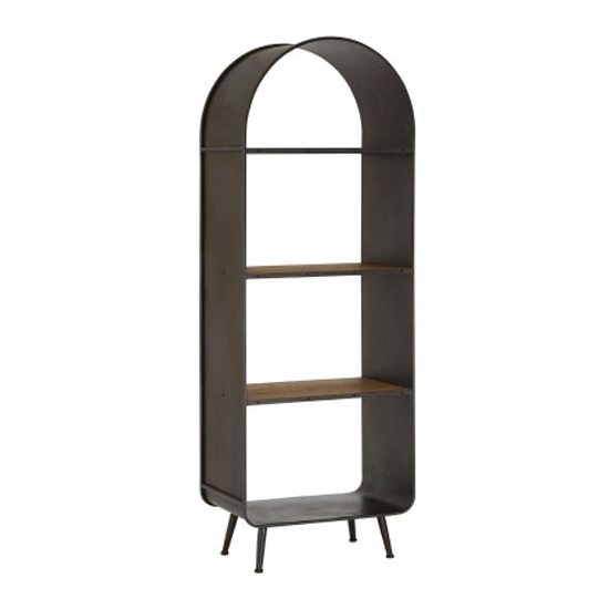 Trigona tall shelving unit with black metal frame £459.95 go