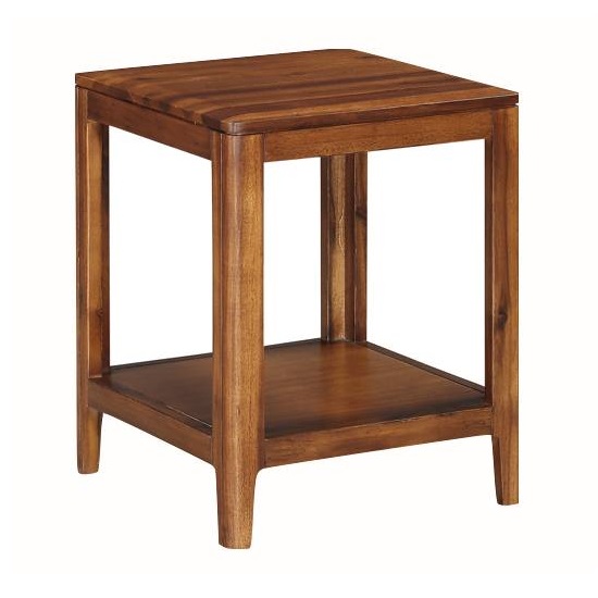 Trimble Wooden End Table In Rich Acacia Finish Furniture in Fashion