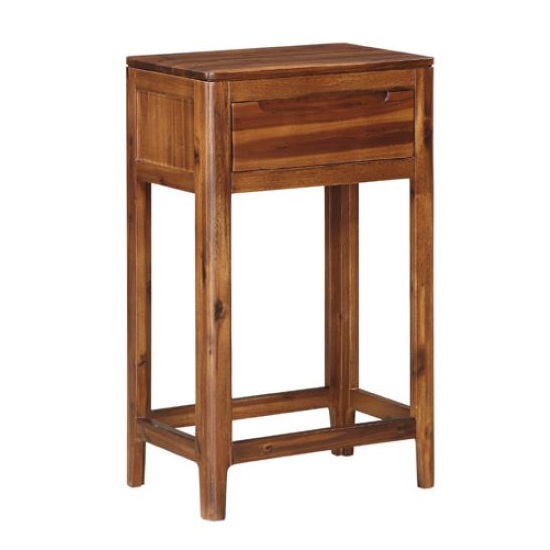 Trimble Wooden Hall Table In Rich Acacia Finish Furniture in Fashion