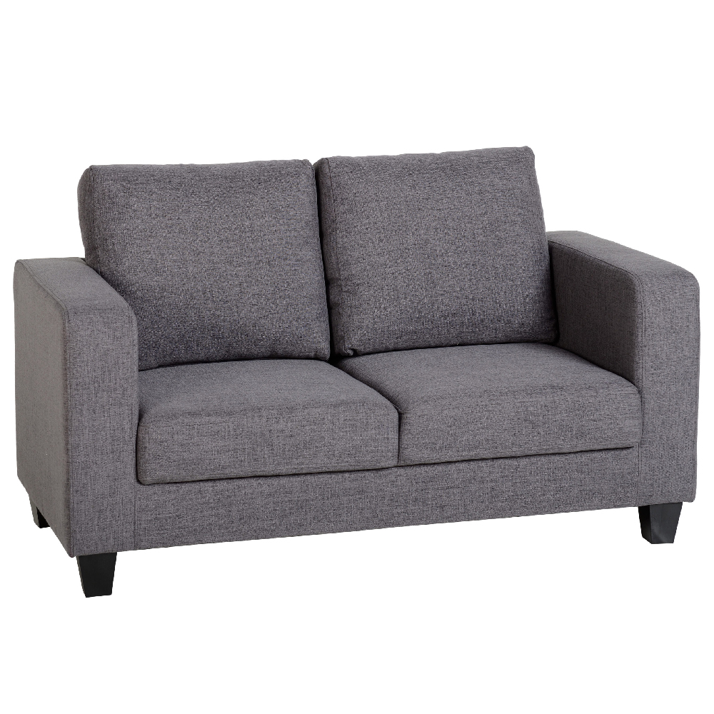 Trinkal Fabric 2 Seater Sofa In Grey