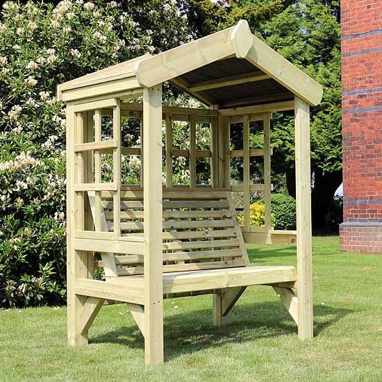 Tromin Wooden Cottage 2 Seater Arbour_2
