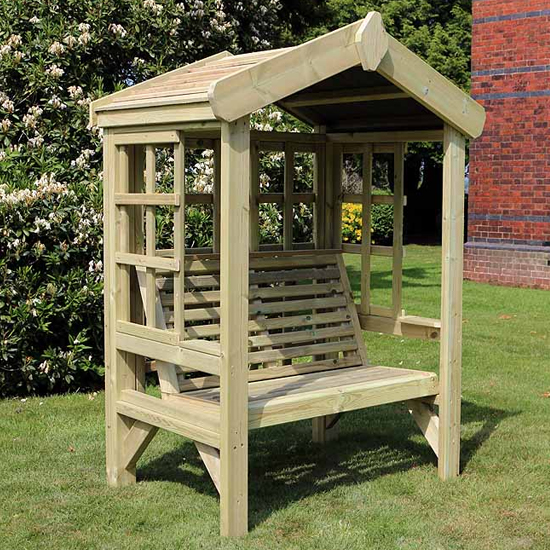Tromin Wooden Cottage 2 Seater Arbour_3