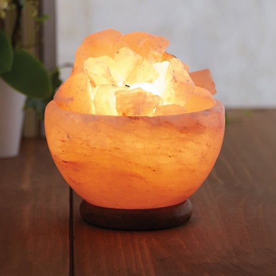 Read more about Trox bowl design salt table lamp in orange