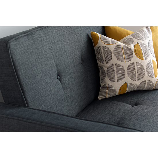 Troy Linen Fabric Fold-Out Sofa Bed In Grey_7