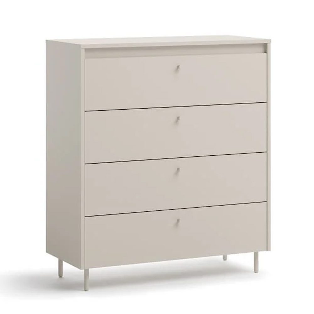 Truckee Wooden Chest Of 4 Drawers In Cashmere