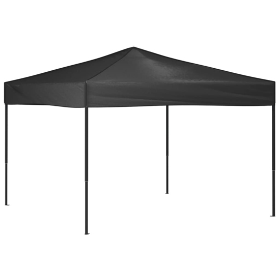 Truett Oxford Fabric 3m x 3m Folding Party Tent In Anthracite