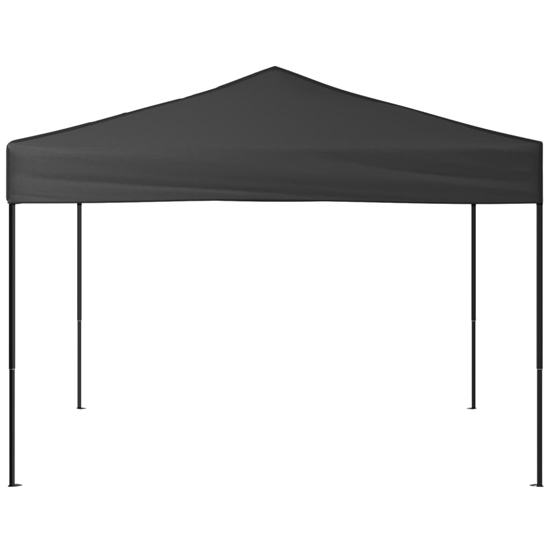 Truett Oxford Fabric 3m x 3m Folding Party Tent In Anthracite