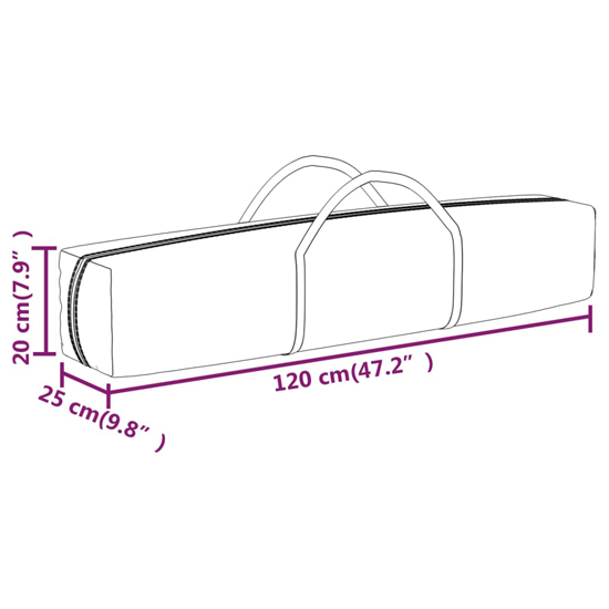 Truett Oxford Fabric 3m x 6m Folding Party Tent In Cream