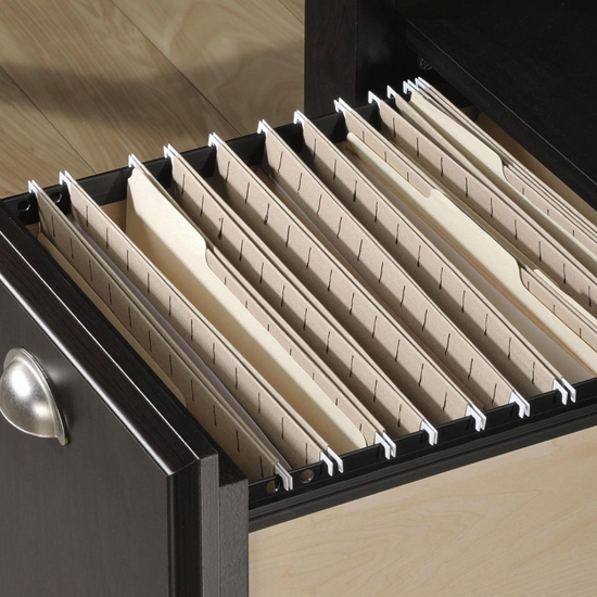 Sewell Wooden Laptop Desk With 3 Drawers In Walnut