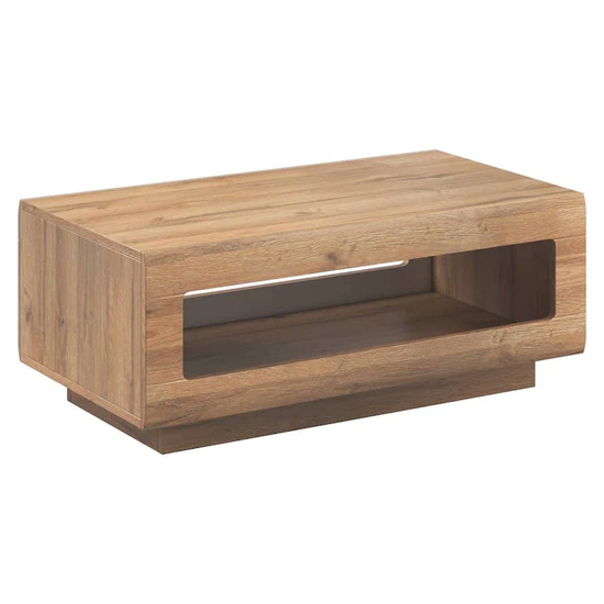 Trail Wooden Coffee Table In Grandson Oak