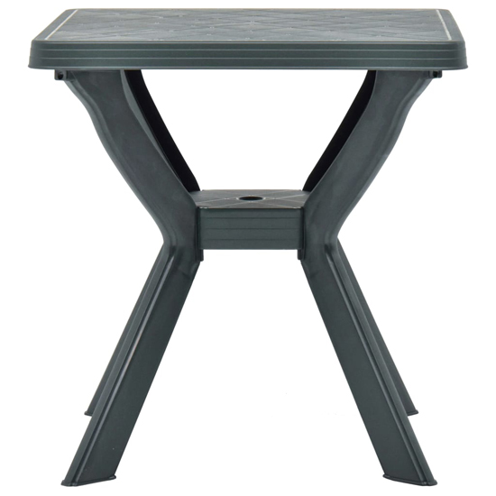 Turlock Square Plastic Bistro Table In Green