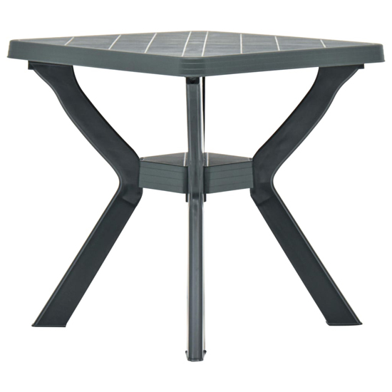 Turlock Square Plastic Bistro Table In Green