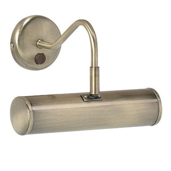 Read more about Turner 1 light 230mm wall light in antique brass