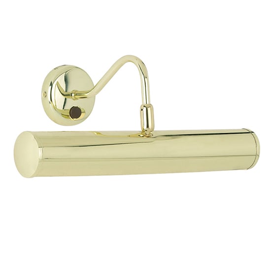 Read more about Turner 2 lights 355mm wall light in brass