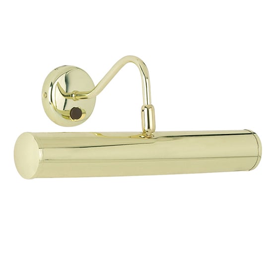 Photo of Turner 2 lights 355mm wall light in brass