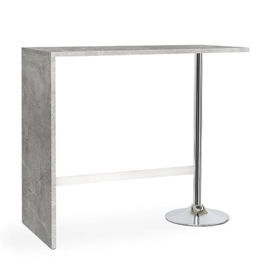 Tuscon Concrete Effect Bar Table 2 Ritz Grey And White Bar Stool_2