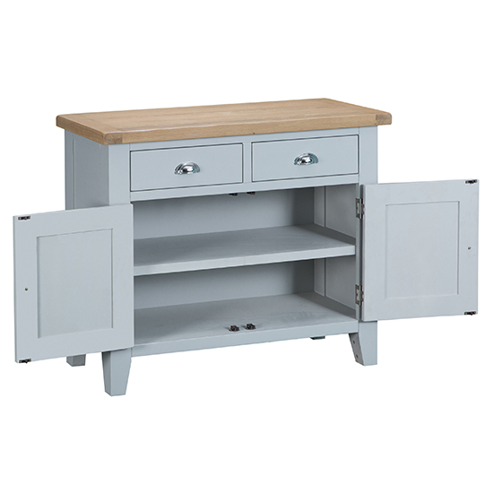 Tyler Wooden 2 Doors And 2 Drawers Sideboard In Grey_4