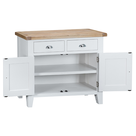 Tyler Wooden 2 Doors And 2 Drawers Sideboard In White_2