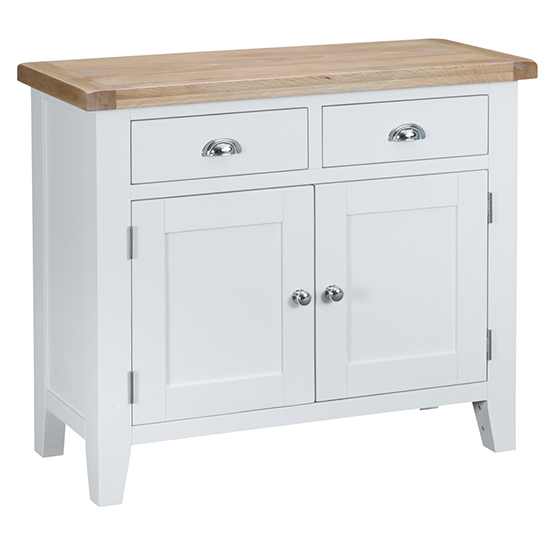 Tyler Wooden 2 Doors And 2 Drawers Sideboard In White