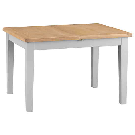 Tyler Extending Wooden 120cm Butterfly Dining Table In Grey_3