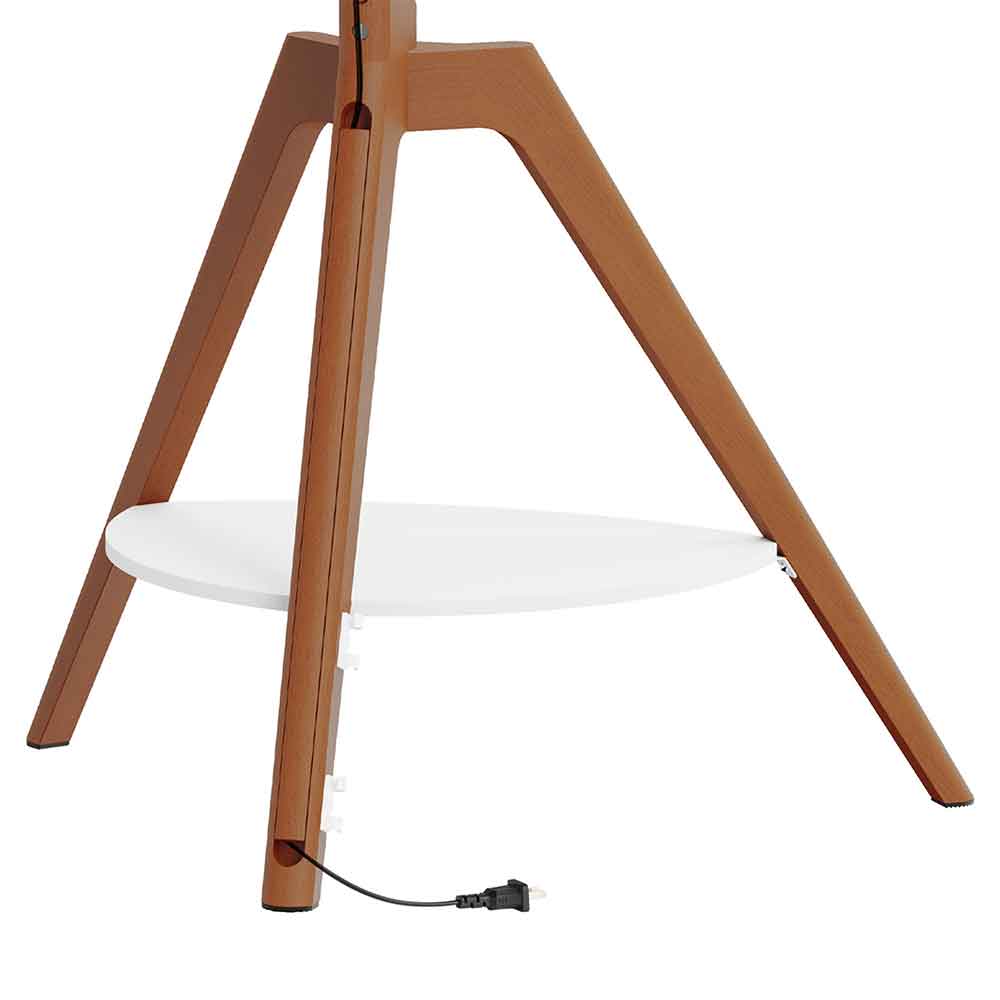 Tyler Floor Standing Wooden TV Stand With Shelf - Light Oak