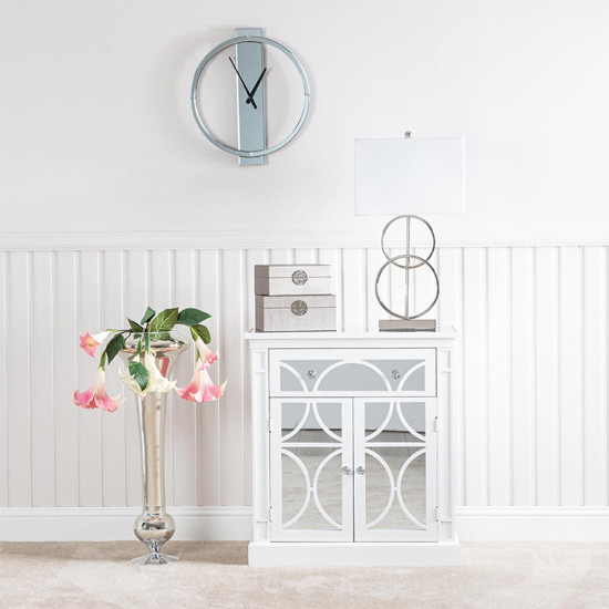 Tyler Mirrored Sideboard With 2 Doors 1 Drawer In Washed White_6