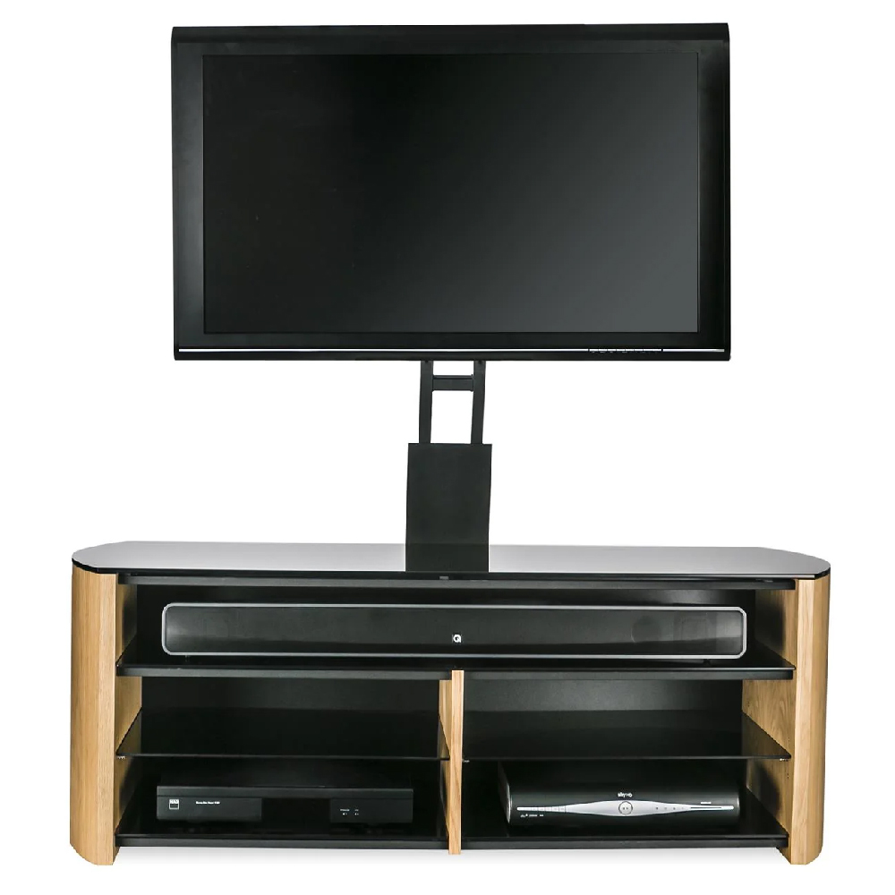Ufford Metal Wall Mounted TV Bracket In Black