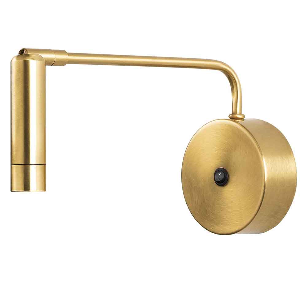 Ugur Metal Wall Lamp in Yellow and Black