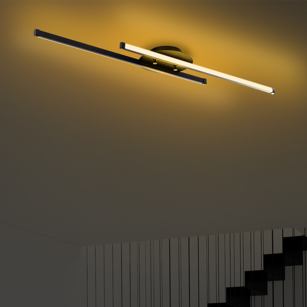 Umut Metal Ceiling Light in Black