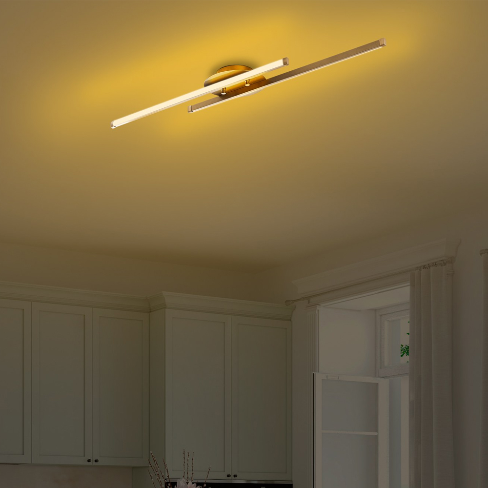 Umut Metal Ceiling Light in Gold