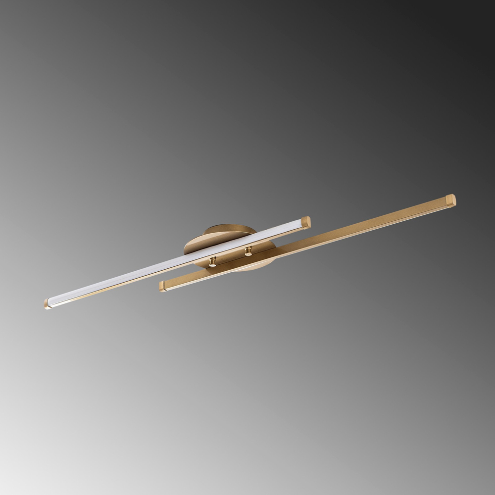 Umut Metal Ceiling Light in Gold