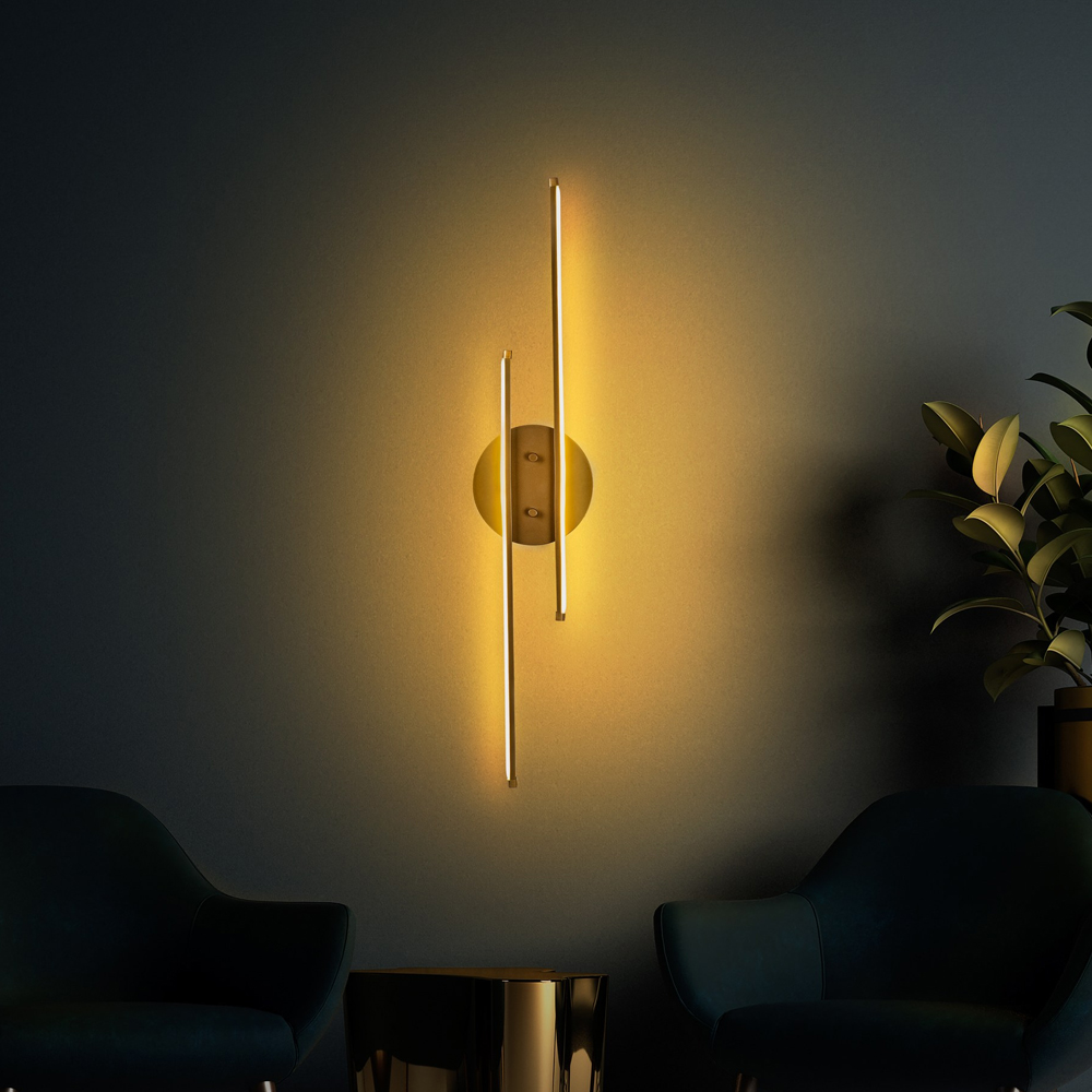 Umut Metal Wall Light in Gold
