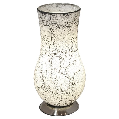 Product photograph of Mosaic White Vase Lamp from Furniture in Fashion