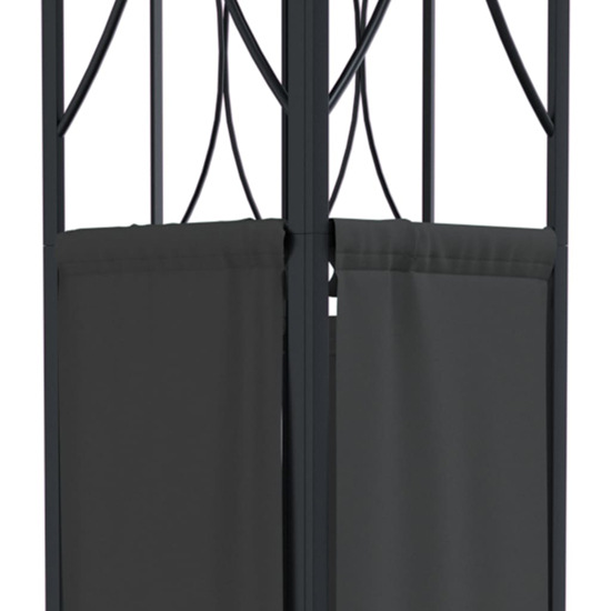 Unity Fabric Gazebo With Roof In Anthracite