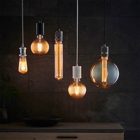 Urban Ceiling Pendant Light In Modern Black Chrome