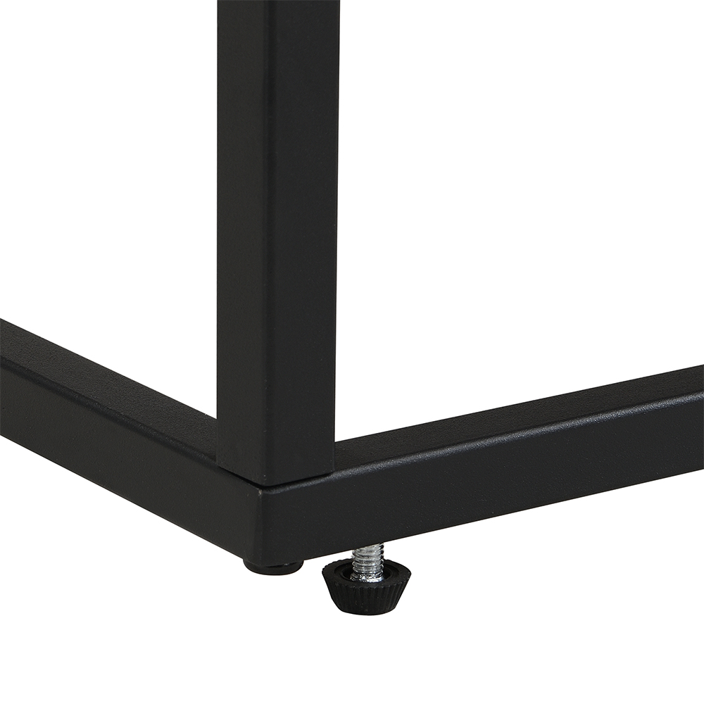 Urban Glass Top Edge Coffee Table In Sanremo Oak
