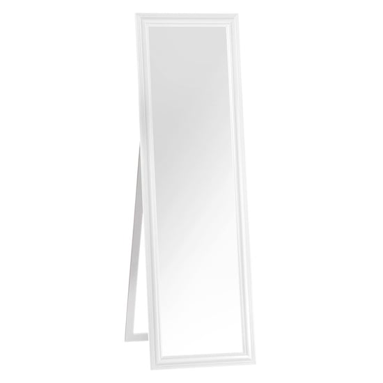 Read more about Urbana floor standing cheval mirror in white wooden frame