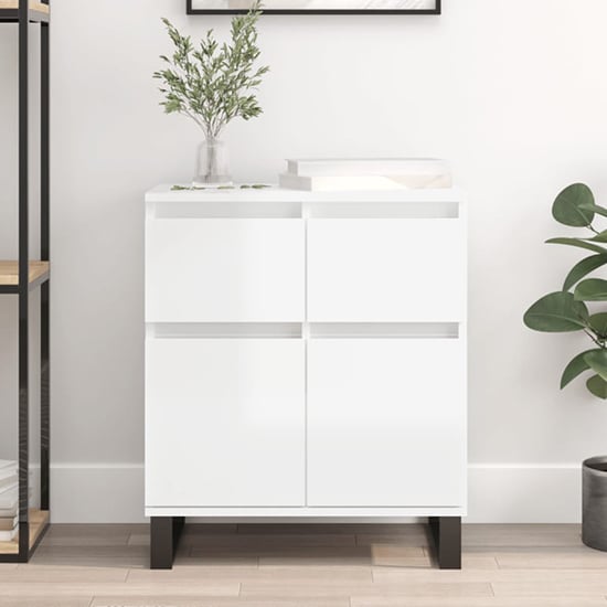 Read more about Urbino high gloss sideboard with 2 doors 1 drawer in white