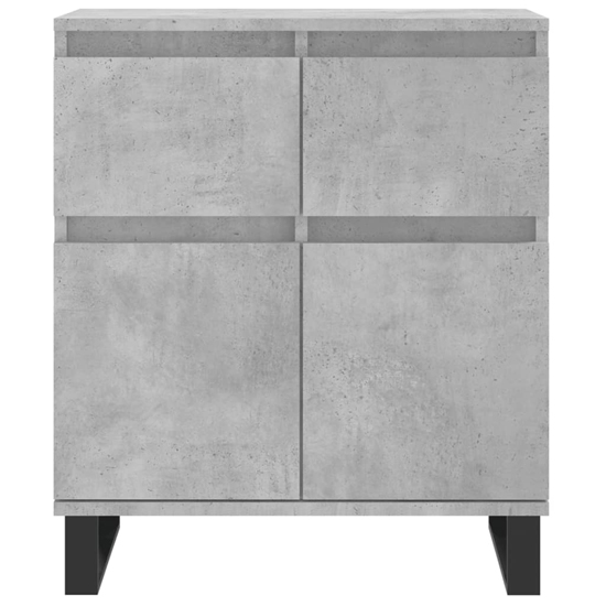 Urbino Wooden Sideboard With 2 Door 1 Drawer In Concrete Effect
