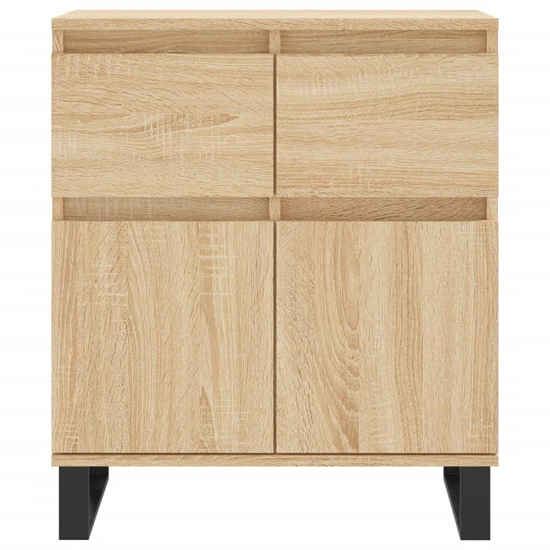 Urbino Wooden Sideboard With 2 Doors 1 Drawer In Sonoma Oak