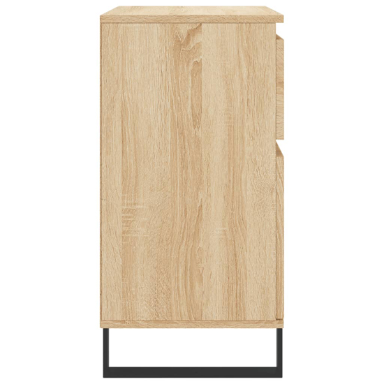Urbino Wooden Sideboard With 2 Doors 1 Drawer In Sonoma Oak