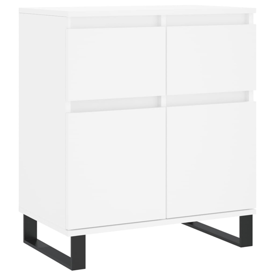 Urbino Wooden Sideboard With 2 Doors 1 Drawer In White