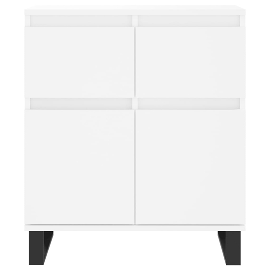 Urbino Wooden Sideboard With 2 Doors 1 Drawer In White